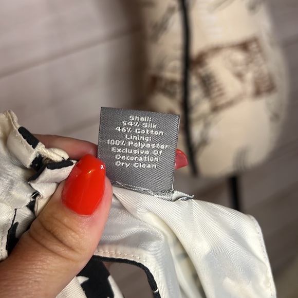 Ann Taylor Halter Dress - Black and White Floral Dress -4 -C2 - Picture 9 of 9